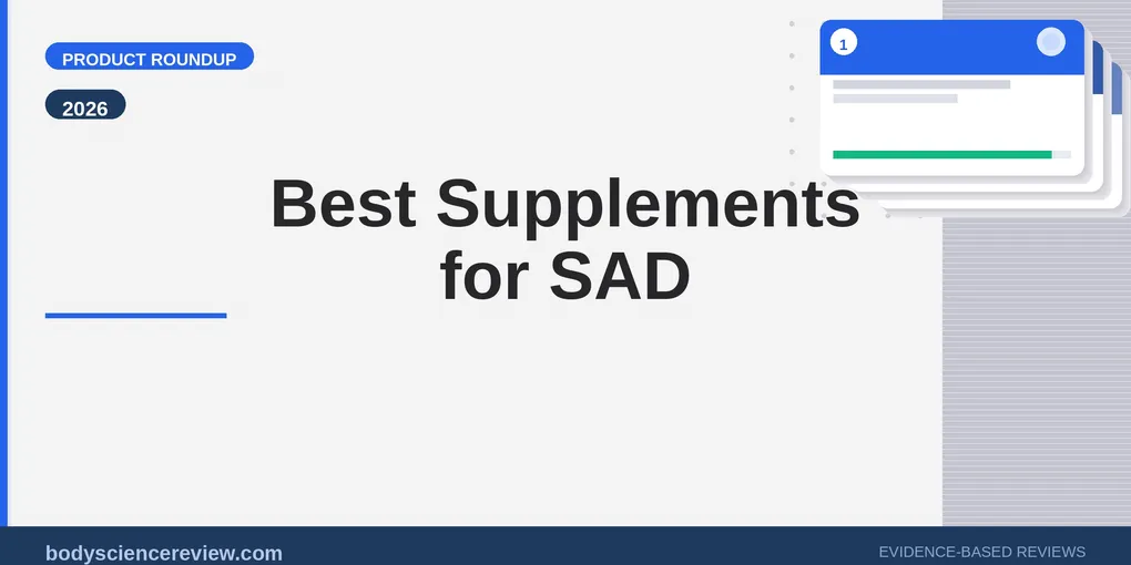 Best Supplements for SAD 2026: Vitamin D & Saffron