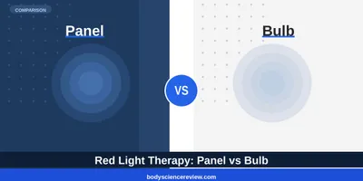 Red Light Therapy Panel vs Bulb 2026: Which Is Worth It?